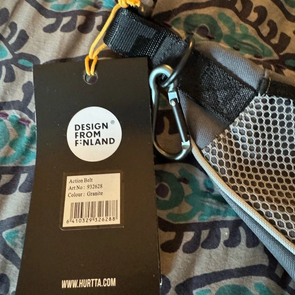 Gray and Black Hurrta Bag